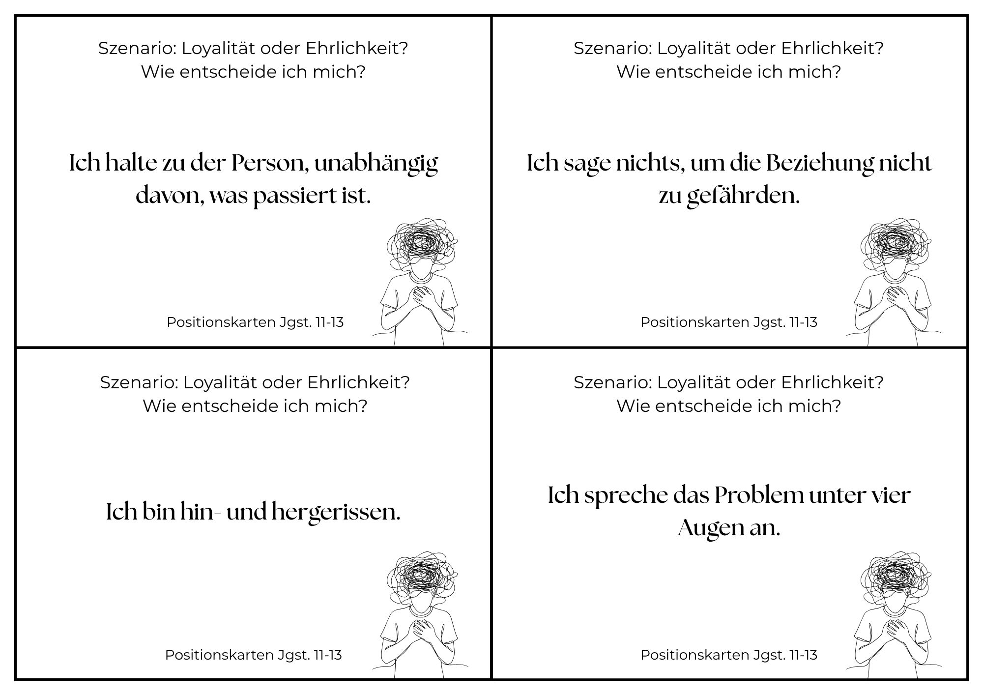 Positionskarten für die Oberstufe – Bild 3